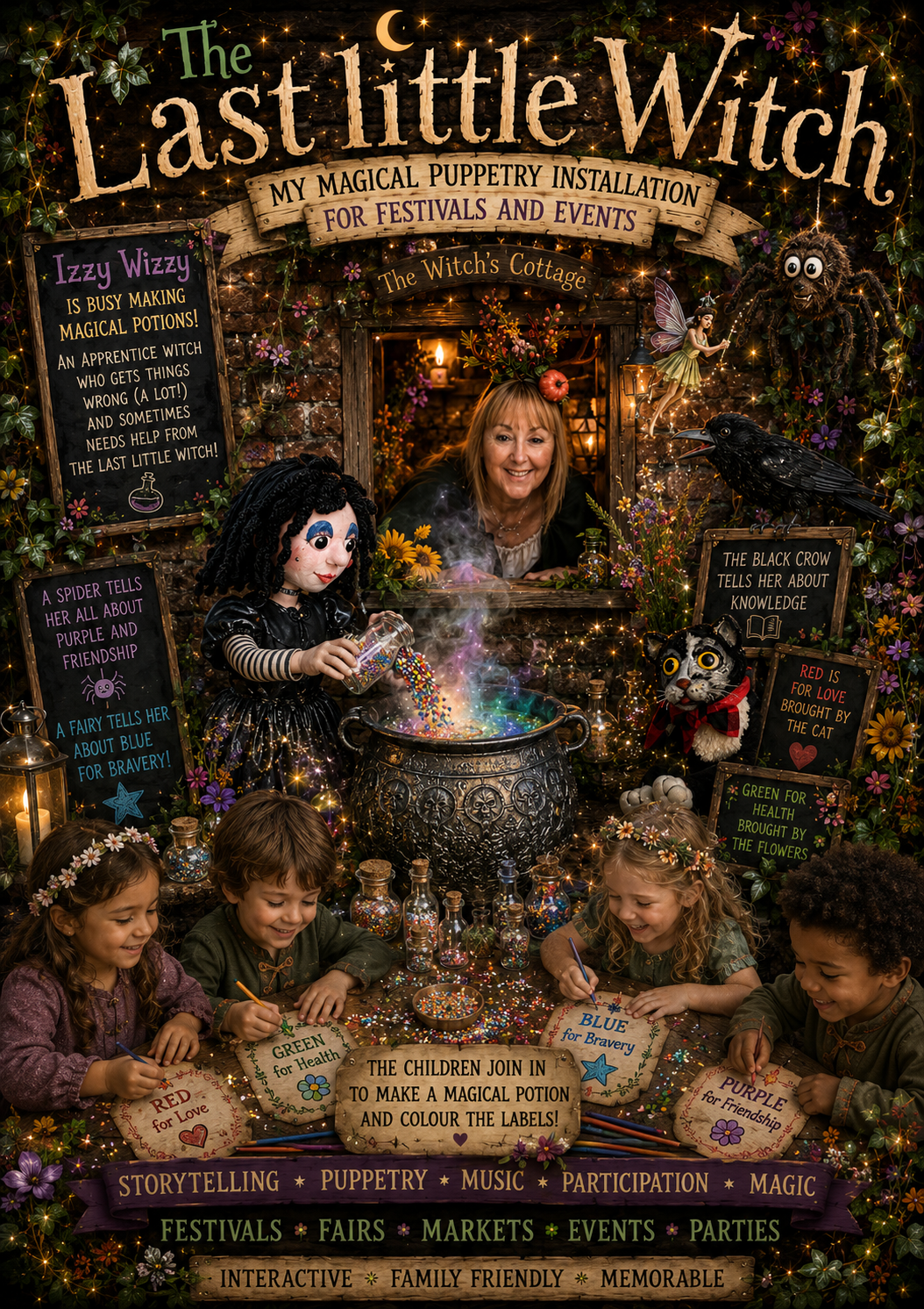 The Last Little Witch festival and events promotional artwork